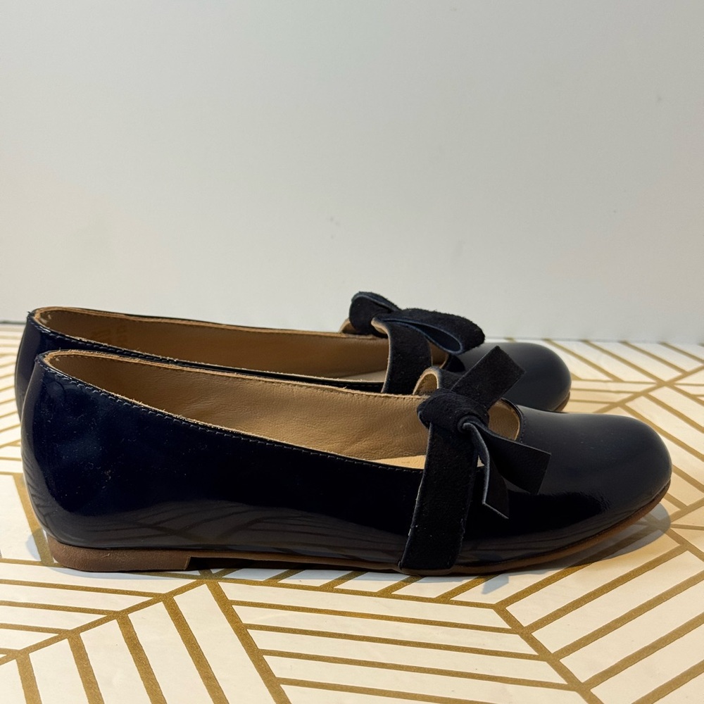 Elephantito Navy Blue Kids Dress Shoes - Picture 4 of 5